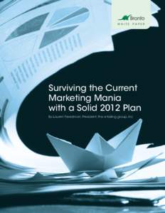 WHITE  PAPER Surviving the Current Marketing Mania