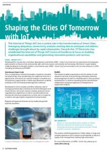 Internet of Things / Ambient intelligence / Smart city