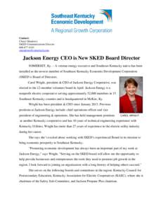 Microsoft Word - Wright is New SKED Board Director.doc