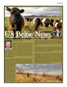 JuneTHE OFFICIAL PUBLICATION OF THE BELTED GALLOWAY SOCIETY, I N C . © Buffalo Dream Ranch (OK)
