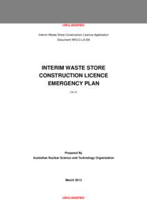 Microsoft Word - IWS-C-LA-D6 Interim Waste Store - Construction Emergency Plan_Final.doc nl edit.doc