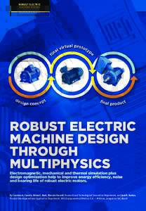 Robust Electric Machine Design Through Multiphysics - ANSYS Advantage