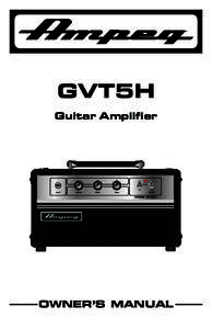 ®  GVT5H Guitar Amplifier  full