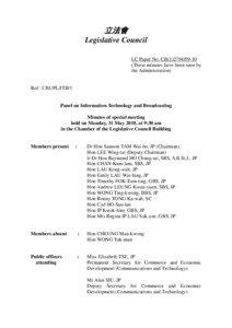 立法會 Legislative Council LC Paper No. CB[removed]