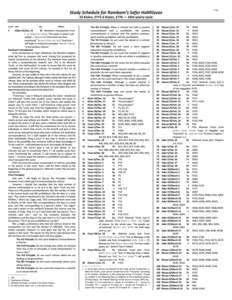 Microsoft Word - Sefer HaMitzvos Study Schedule[removed]1pg.doc
