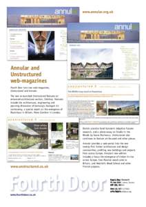 www.annular.org.uk  Annular and Unstructured web-magazines Fourth Door runs two web-magazines,