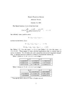 Bessel Function Zeroes Steven Finch October 23, 2003