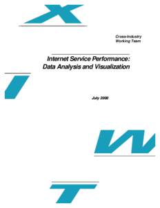Cross-Industry Working Team Internet Service Performance: Data Analysis and Visualization