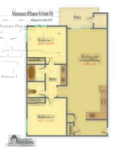 Verano Place Unit N Approx 843ft 2  Patio