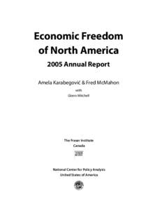 Economic Freedom of North America: 2005 Annual Report