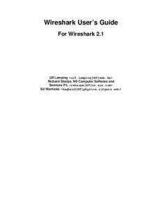Wireshark User’s Guide - For Wireshark 2.1