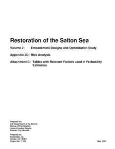 Microsoft Word - Salton Sea - Summary Report Text[removed]DOC