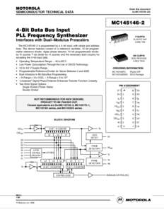 Schaumburg /  Illinois / Prescaler / Motorola / Computer architecture / Cook County /  Illinois / Technology / Instruction set architectures / Microcontrollers / Motorola 68000
