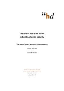 Microsoft Word - the role of non-state actors.doc