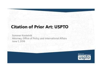 IP5Industry_USPTO_Citation of Prior Art