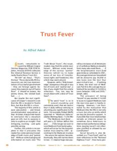 Trust Fever by Alfred Adask R  ecent, remarkable research by William Cooper