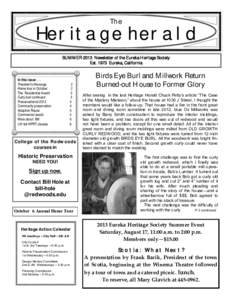 California Historical Landmarks / Eureka /  California / Eureka / Ingomar Club / Historic preservation / Humboldt County /  California / Humboldt County Historical Society