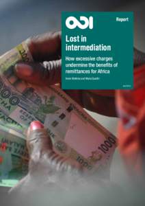 Report  Lost in intermediation How excessive charges undermine the benefits of
