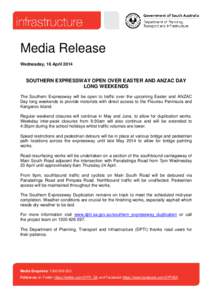 Media Release - Southern Expressway 16 April _3_