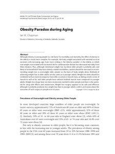 Mobbs CV, Hof PR (eds): Body Composition and Aging. Interdiscipl Top Gerontol. Basel, Karger, 2010, vol 37, pp 20–36
