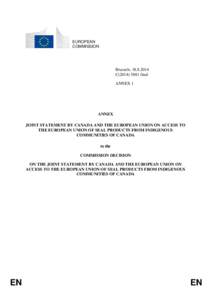 EUROPEAN COMMISSION Brussels, [removed]C[removed]final ANNEX 1