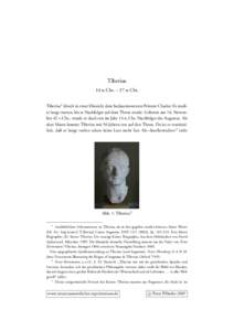 Tiberius 14 n. Chr. – 37 n. Chr. Tiberius1 ähnelt in einer Hinsicht dem bedauernswerten Prinzen Charles: Er mußte lange warten, bis er Nachfolger auf dem Thron wurde. Geboren am 16. November 42 v. Chr., wurde er doch