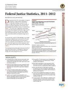 U.S. Department of Justice Office of Justice Programs Bureau of Justice Statistics January 2015, NCJ