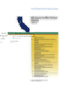 The 2013 Broad Prize for Urban Education  Elk Grove Unified School District California