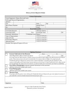 Microsoft Word - Special Event Request Form.docx