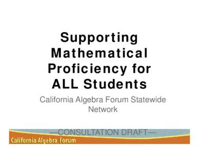 Microsoft PowerPoint - Supporting_Math_Proficiency.ppt [Read-Only] [Compatibility Mode]