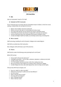 Microsoft Word - ETSC Travel Plan_draft 4 Dec
