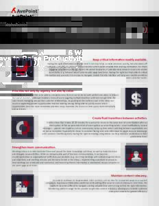 5 Ways to Raise Productivity  Keep critical information readily available. Having the right information when we need it not only helps us make decisions quickly, but also staves oﬀ frustration in having to perform tedi