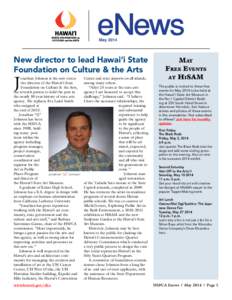May[removed]New director to lead Hawai‘i State Foundation on Culture & the Arts  J