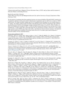 Identification and characterization of molecular marker(s) associated with