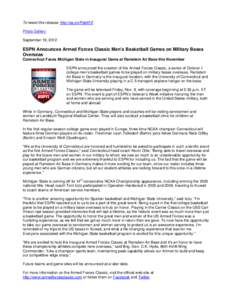 Microsoft Word - Press Release_Armed Forces Classic_final.doc