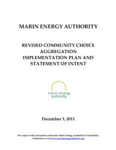 Renewable electricity / Community Choice Aggregation / Environmental policy in the United States / Renewable portfolio standard / Energy service company / Sustainable energy / Demand response / Energy Rebate Program / CleanPowerSF / Energy / Renewable energy policy / Renewable-energy law