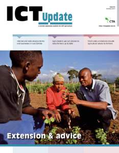Issue 62 October 2011 Internet and radio develop farms and businesses in rural Zambia