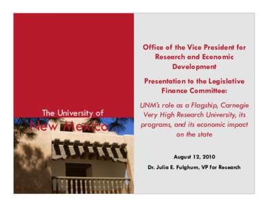 Research  Office of the Vice President for Office of the Vice President for Research and Economic