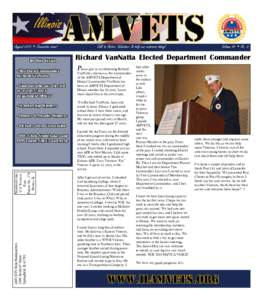 August 2015 • Convention issue! In this issue • Meet new Commander Richard VanNatta • Find out who was elected as a