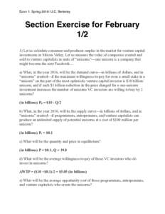Section Exercises ECON 1 S16 UCB with Answers DRAFT.pages