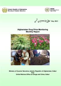 Microsoft Word - Afghanistan Drug Price Monitoring May 2013_deva.doc