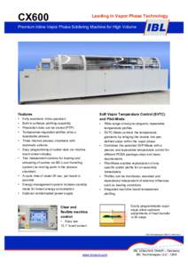 CX600  Leading in Vapor Phase Technology Premium Inline Vapor Phase Soldering Machine for High Volume