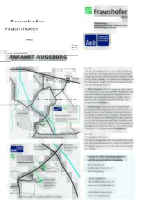 Anfahrt Augsburg A8 Stuttg art, B 2 M se