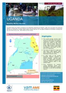 Fighting Hunger Worldwide  BULLETIN May 2014 ISSUE 3 UGANDA Monthly Market Monitor