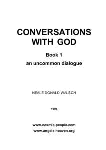 CONVERSATIONS WITH GOD, BOOK 1