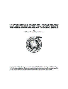 The Vertebrate Fauna of the Cleveland Member (Famennian) of the Ohio Shale