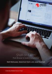 $hell on Earth: From Browser to System Compromise Matt Molinyawe, Abdul-Aziz Hariri, and Jasiel Spelman A Zero Day Initiative Research Paper