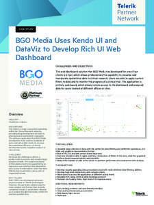 Telerik Partner Network CASE STUDY  BGO Media Uses Kendo UI and