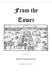 From the Tower The Great Frost Fair  Barony of Southron Gaard