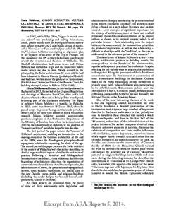 Horia Moldovan, JOHANN SCHLATTER: CULTURĂ OCCIDENTALĂ ŞI ARHITECTURĂ ROMÂNEASCĂ (), Bucureşti 2013, Ed. Simetria, 260 pages, 326 illustrations, ISBN1  In 1843, while Filip Oliva, “digge